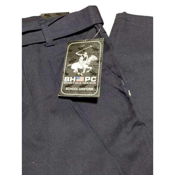 Beverly Hills Polo Club Girls' School Uniform Pants - Relaxed Fit Size 14‎ Navy - Picture 2 of 5
